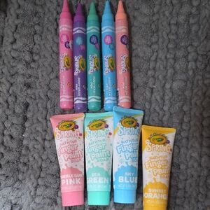Crayola Spring Bathtub Finger Paint Soap An Bodywash Pens